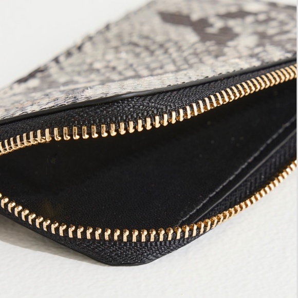 Isabel Marant Kochi card holder python zip wallet - Picture 4 of 5